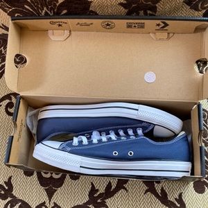 Converse UNISEX All Star Ox Navy Mens 8.5 Ladies 10.5 New in Box